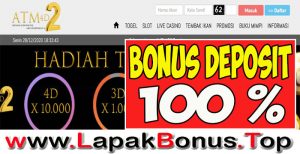 ATM4D2 – WELCOME BONUS DEPOSIT 100% SLOT GAMES MEMBER BARU