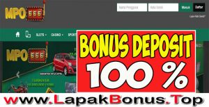 MPO666 – WELCOME BONUS DEPOSIT 100% SLOT GAMES MEMBER BARU