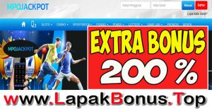 MPOJACKPOT – EXTRA BONUS DEPOSIT 200% SPORTSBOOK MEMBER BARU