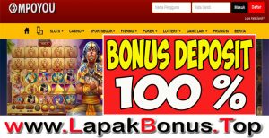 MPOYOU – WELCOME BONUS DEPOSIT 100% SLOT GAMES MEMBER BARU