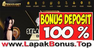 CEMARABET – WELCOME BONUS DEPOSIT 100% SLOT GAMES MEMBER BARU