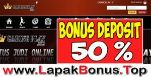 GADINGPLAY – WELCOME BONUS DEPOSIT 50% SLOT GAMES MEMBER BARU