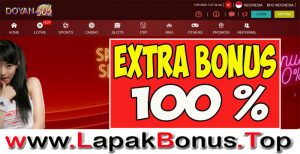 DOYAN303 – EXTRA BONUS DEPOSIT 100% SLOT GAMES MEMBER BARU