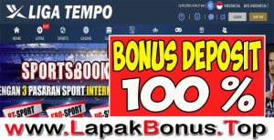 LIGATEMPO – WELCOME BONUS DEPOSIT 100% SLOT GAMES MEMBER BARU