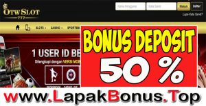 OTWSLOT777 – WELCOME BONUS DEPOSIT 100% SPORTSBOOK MEMBER BARU