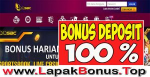 QQSBC – WELCOME BONUS DEPOSIT 100% SLOT GAMES MEMBER BARU