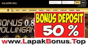 RAJABOLAKU – WELCOME BONUS DEPOSIT 50% SPORTSBOOK MEMBER BARU