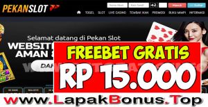 PEKANSLOT – WELCOME BONUS DEPOSIT 100% SLOT GAMES MEMBER BARU