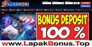 KERAHOKI – WELCOME BONUS DEPOSIT 100% SLOT GAMES MEMBER BARU