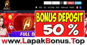 ACONG4D – WELCOME BONUS DEPOSIT 50% SLOT GAMES MEMBER BARU