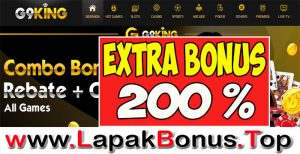 G9KING – EXTRA NONUS DEPOSIT 200% SLOT GAMES NEW MEMBER