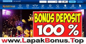 GURITA168 – WELCOME BONUS DEPOSIT 100% SLOT GAMES MEMBER BARU