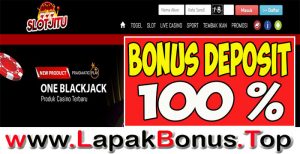 SLOTJITU – WELCOME BONUS DEPOSIT 100% SLOT GAMES MEMBER BARU