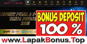 SPV88 – WELCOME BONUS DEPOSIT 100% SLOT GAMES MEMBER BARU