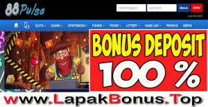 88PULSA – WELCOME BONUS DEPOSIT 100% SLOT GAMES MEMBER BARU