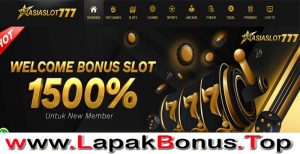 ASIASLOT777 – WELCOME BONUS DEPOSIT 1500% SLOT GAMES MEMBER BARU