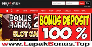 DEWAMABUK – WELCOME BONUS DEPOSIT 100% SLOT GAMES MEMBER BARU