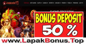 JOKERWIN77 – WELCOME BONUS DEPOSIT 50% SLOT GAMES MEMBER BARU