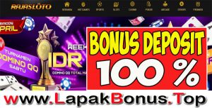 RAJASLOTO – WELCOME BONUS DEPOSIT 100% SLOT GAMES MEMBER BARU