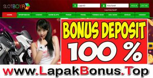 SLOTBOYA – WELCOME BONUS DEPOSIT 100% SLOT GAMES MEMBER BARU