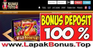 SUHUTOTO88 – WELCOME BONUS DEPOSIT 100% SLOT GAMES MEMBER BARU