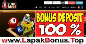 SUHUTOTO88 – WELCOME BONUS DEPOSIT 100% SLOT GAMES MEMBER BARU