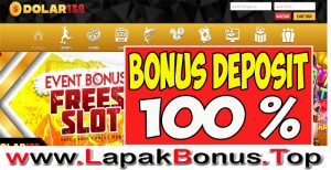 DOLAR138 – WELCOME BONUS DEPOSIT 100% SLOT GAMES MEMBER BARU