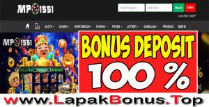 MPO1551 – WELCOME BONUS DEPOSIT 100% SLOT GAMES MEMEBER BARU