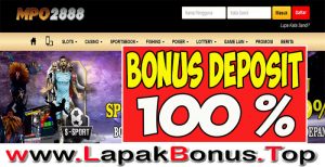 MPO2888 – WELCOME BONUS DEPOSIT 100% SLOT GAMES MEMBER BARU