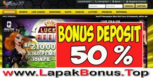 SERA77 – WELCOME BONUS DEPOSIT 50% SLOT GAMES MEMBER BARU