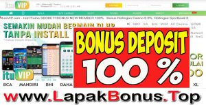 ITUVIP – WELCOME BONUS DEPOSIT 100% SLOT GAMES MEMBER BARU