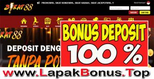 SIKAT88 – WELCOME BONUS DEPOSIT 100% SLOT GAMES SETIAP HARI