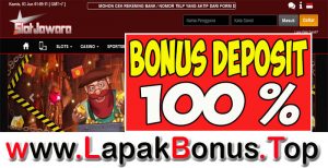 SLOTJAWARA – WELCOME BONUS DEPOSIT 100% SLOT GAMES MEMBER BARU