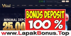 V2SLOT – WELCOME BONUS DEPOSIT 100% SLOT GAMES MEMBER BARU