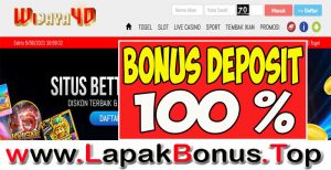 WIJAYA4D – WELCOME BONUS DEPOSIT 100% SLOT GAMES MEMBER BARU