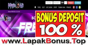 MAGIC4D -WELCOME BONUS DEPOSIT 100% SLOT GAMES MEMBER BARU