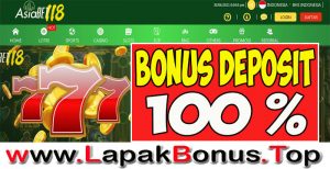 ASIABET188 – WELCOME BONUS DEPOSIT 100% SLOT GAMES MEMBER BARU