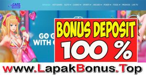 CAFESLOT99 – WELCOME BONUS DEPOSIT 100% SLOT GAMES MEMBER BARU