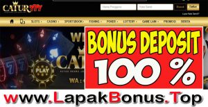 CATUR777 – WELCOME BONUS DEPOSIT SLOT GAMES 100% MEMBER BARU