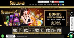 DOLLAR4D – SITUS JUDI ONLINE TERPERCAYA BONUS DEPOSIT 30% LANGSUNG DI DEPAN ( SPORTSBOOK – SLOT GAMES – LIVE CASINO – TEMBAK IKAN )