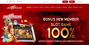 JAYAVEGAS – SITUS JUDI SLOT GAMES TERPERCAYA BONUS DEPOSIT 100%