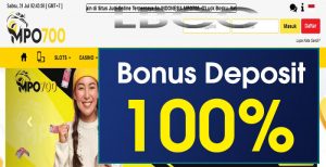 MPO700 – WELCOME BONUS DEPOSIT 100% SLOT GAMES MEMBER BARU