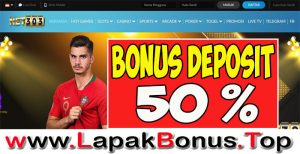 NET303 – WELCOME BONUS DEPOSIT 50% SPORTSBOOK MEMBER BARU