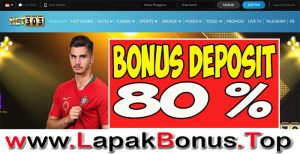 NET303 – WELCOME BONUS DEPOSIT 80% SLOT GAMES MEMBER BARU