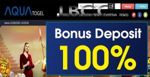 AQUATOGEL – WELCOME BONUS DEPOSIT 100% SLOT GAMES NEW MEMBER