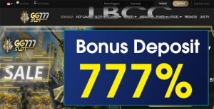 GGSLOT777 – BONUS DEPOSIT 777% SLOT GAMES MEMBER BARU