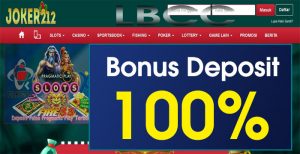 JOKER212 – WELCOME BONUS DEPOSIT 100% SLOT GAMES NEW MEMBER