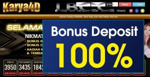 KARYA4D – BONUS DEPOSIT PERTAMA 100% SLOT GAMES MEMBER BARU