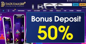 DADUEMAS88 – BONUS DEPOSIT 50% SLOT GAMES MEMBER BARU