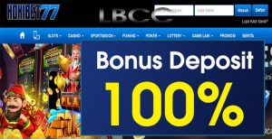 HOKIBET77 – WELCOME BONUS DEPOSIT 100% SLOT GAMES